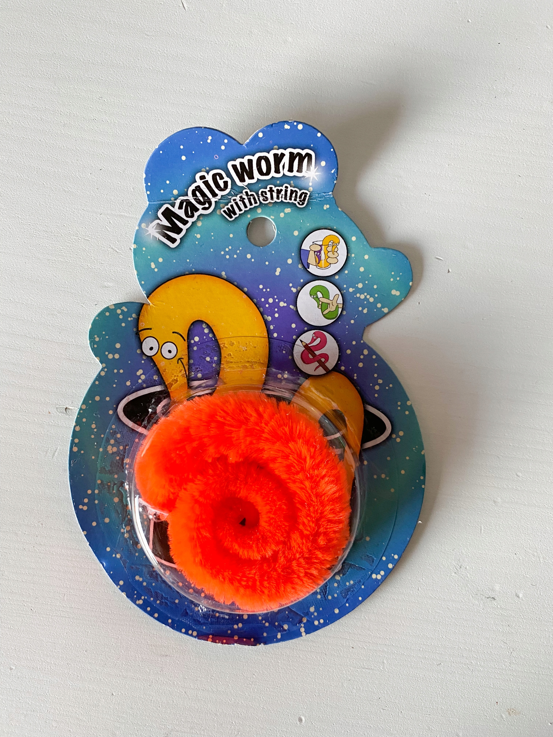 

Magiczny Robak Robaczek Worm pomarańczowy 23 cm