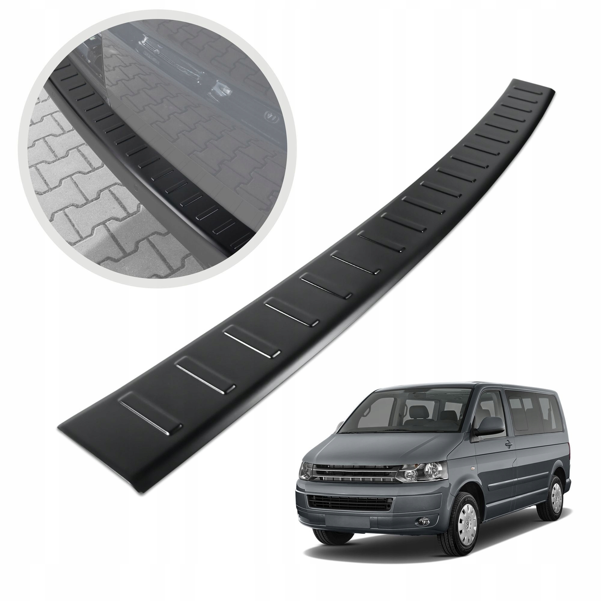 Ochranná lišta na zadný nárazník pre Vw Multivan T5 2003-2015