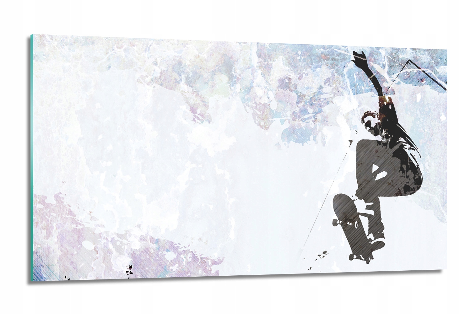 sklenená doska Skater obloha s fotografiou 120x60 nástenná