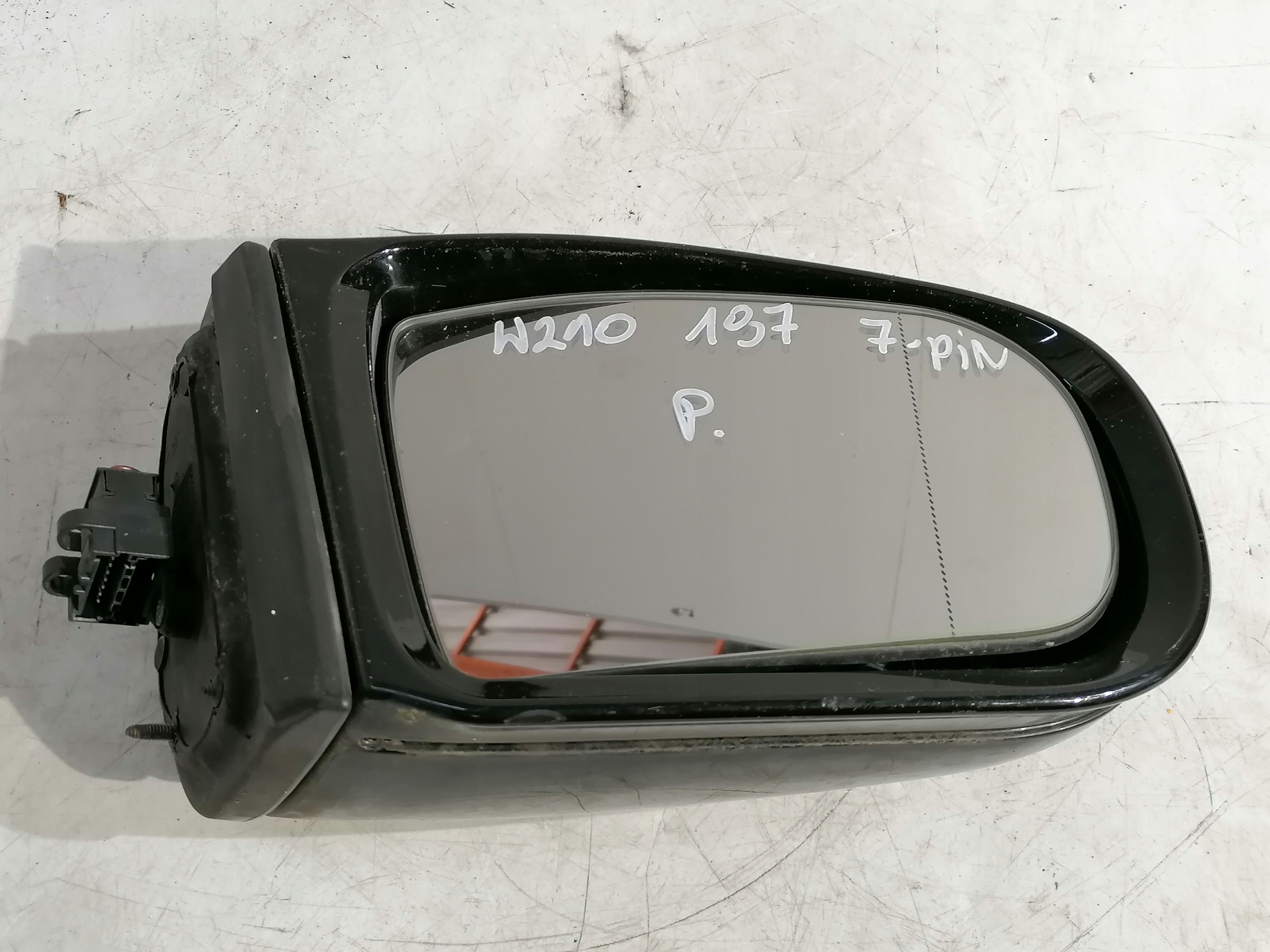 Mercedes W210 mirror right el. 197 7 PIN