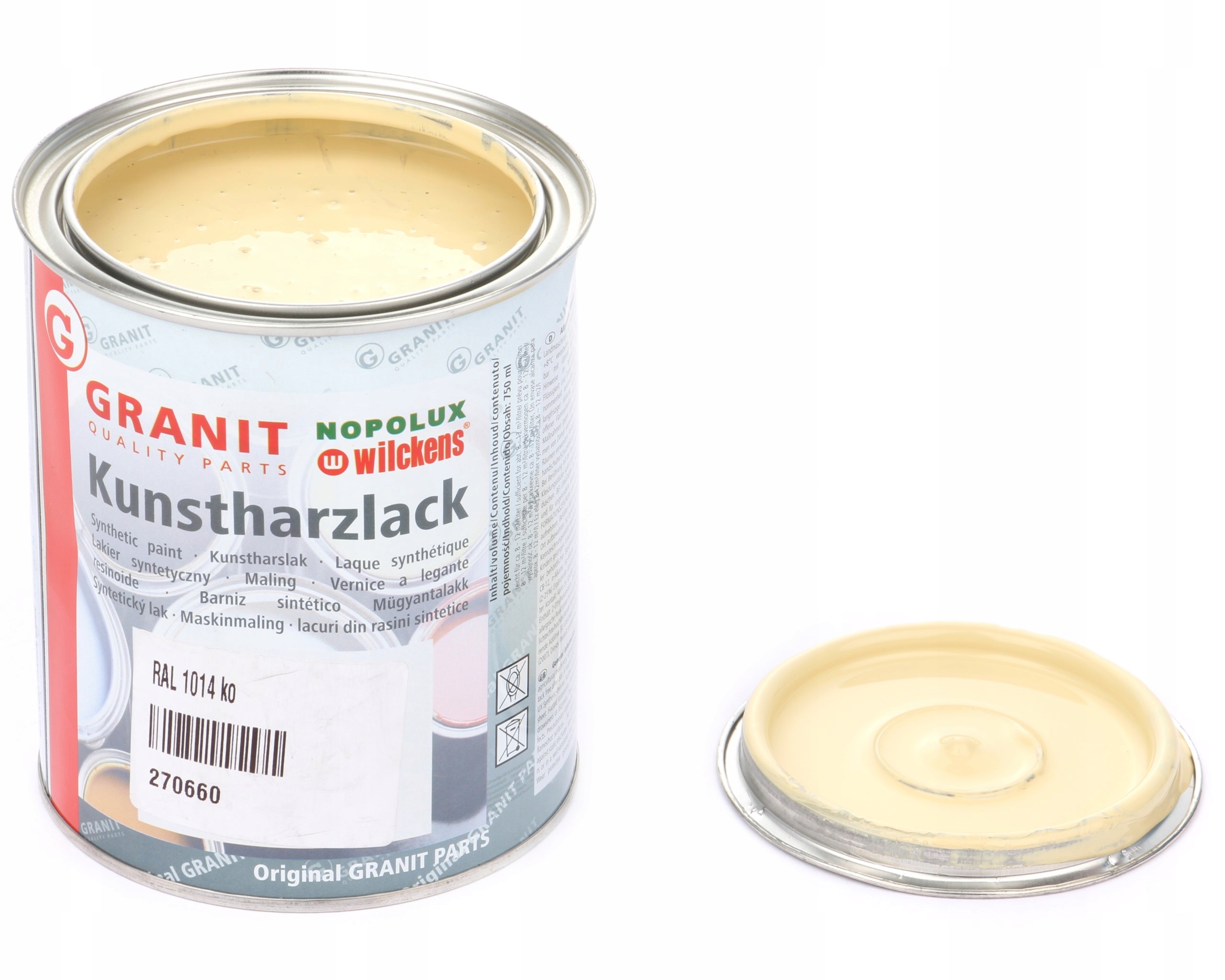 lak, barva strojů RAL1014 2,5l Wilckens Granit