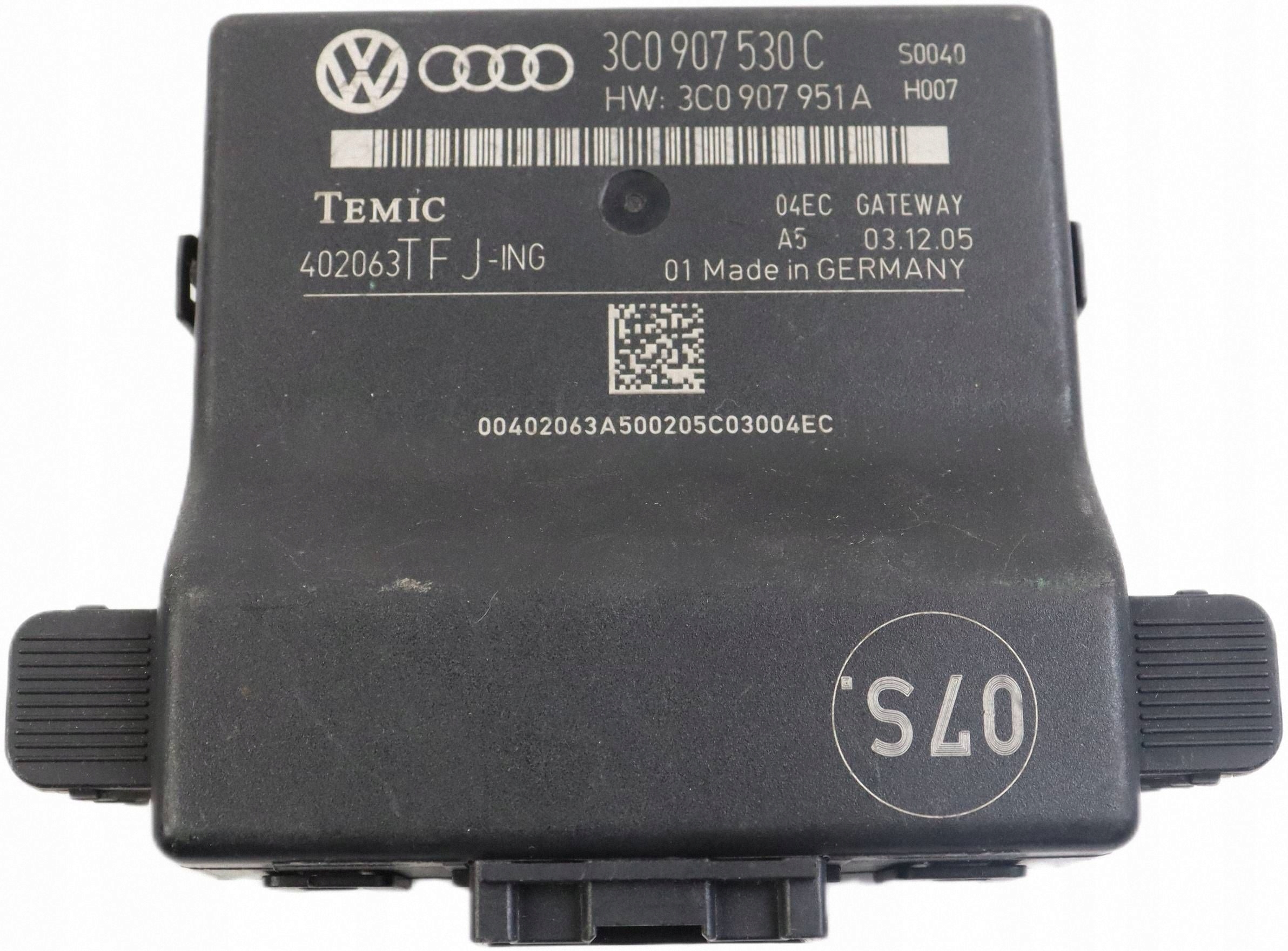 VW PASSAT B6 modulo Centralina GATEWAY 3C0907530C 3C0907951A