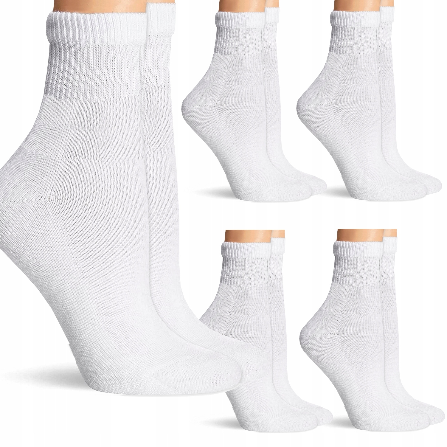 

5x Damskie Skarpety Bawełniane Mocne 39-41