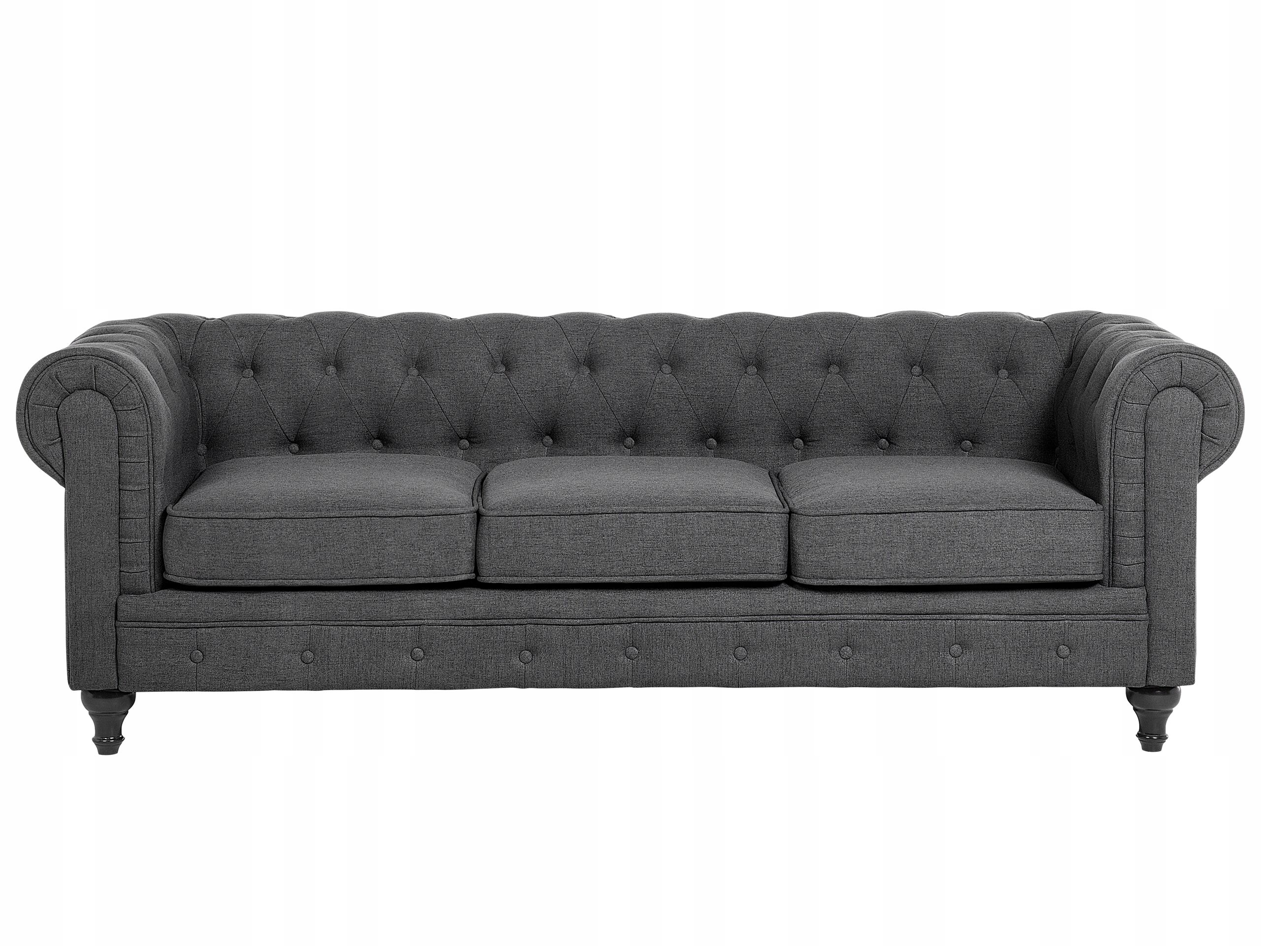 Sofa kanapa trzyosobowa szara