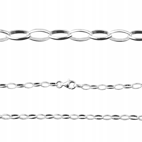 Řetěz rolo 40 CM stříbrný vzorek 925