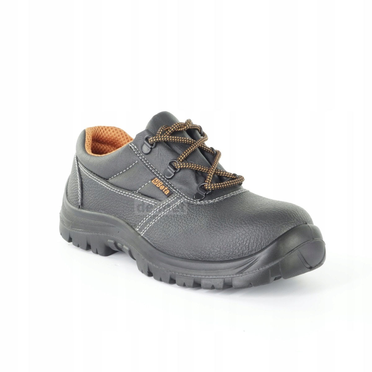 Półbuty Bezpieczne S1P Skórzane, Podnosek Stalowy, Wkładka Antyprzebiciowa