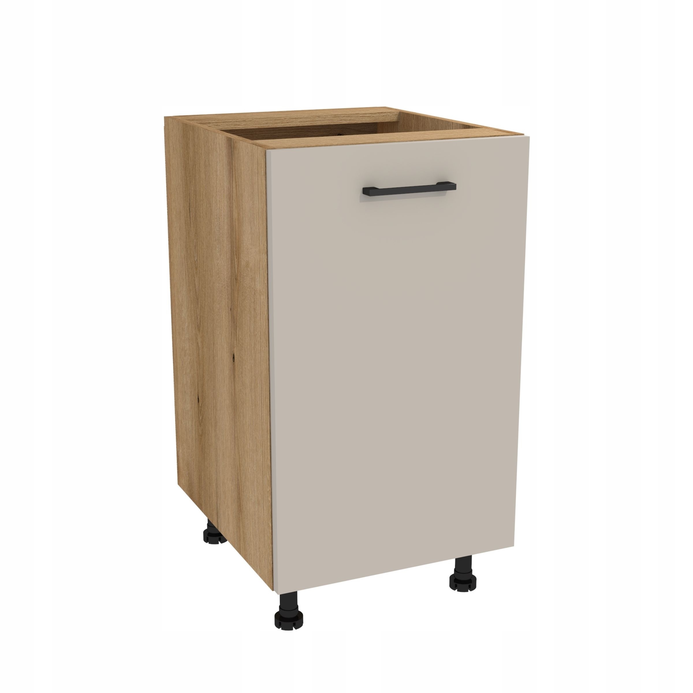 Dolní kuchyňská skříňka 45 Capri korpus Dub Evoke přední Kašmír Mat