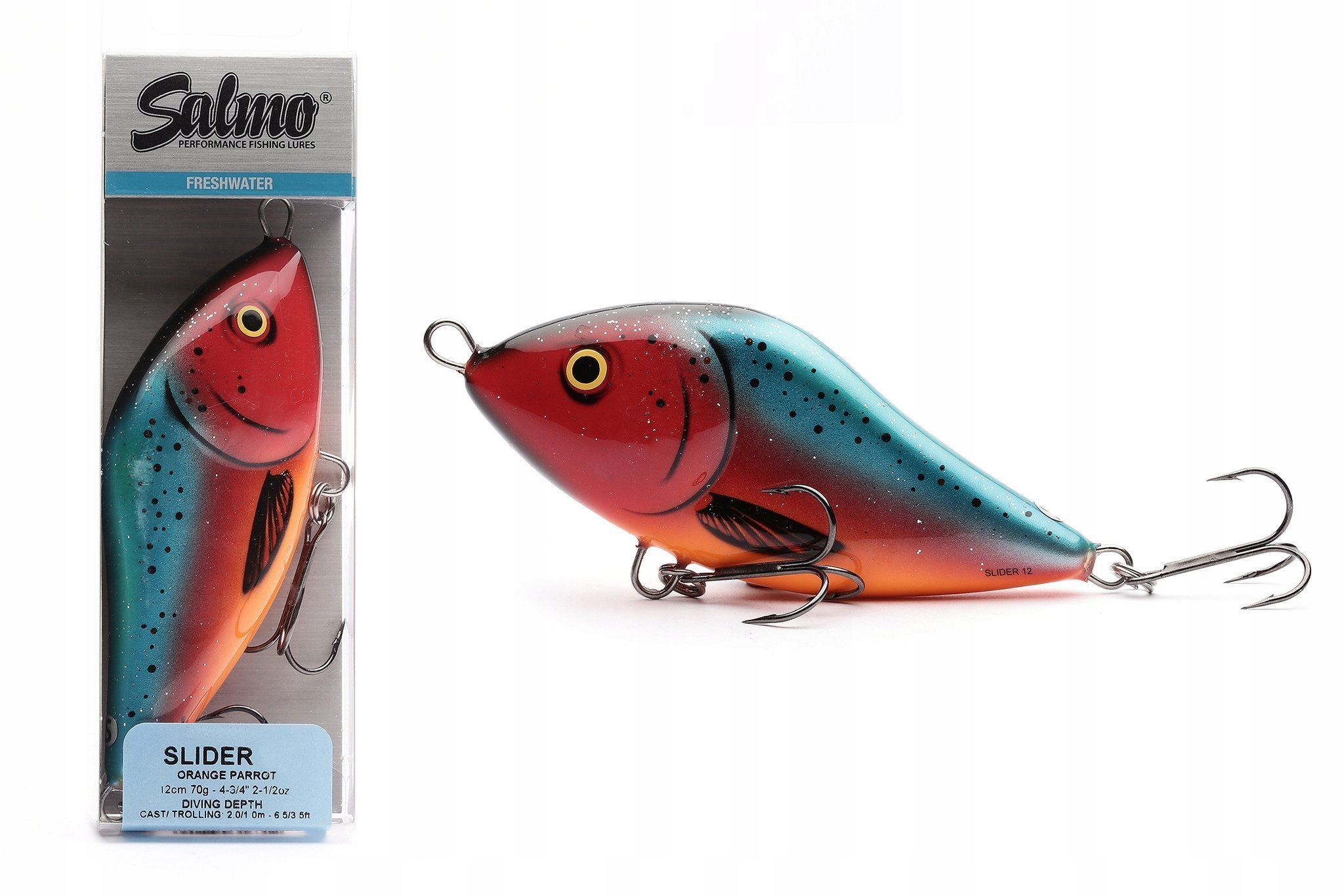 Wobler Salmo Slider Sinking 7cm Orange Parrot