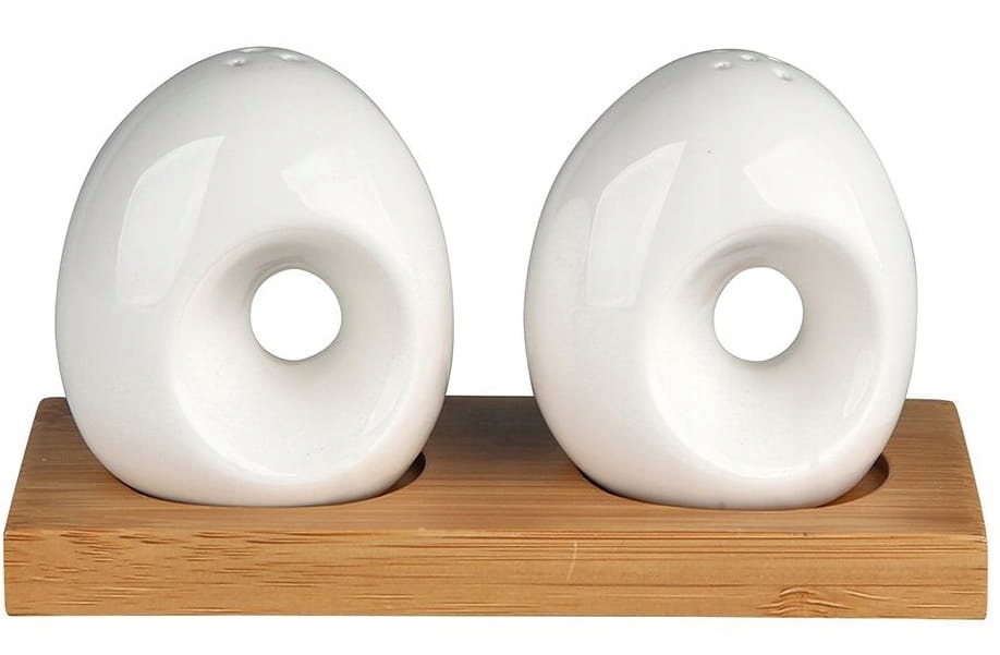 

Porcelanowa Solniczka I Pieprzniczka Komplet
