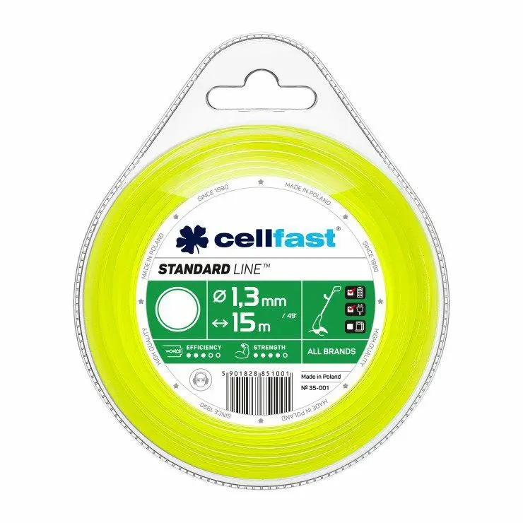 

Cellfast Żyłka Tnąca Okrągła 1,6*15m 35-002