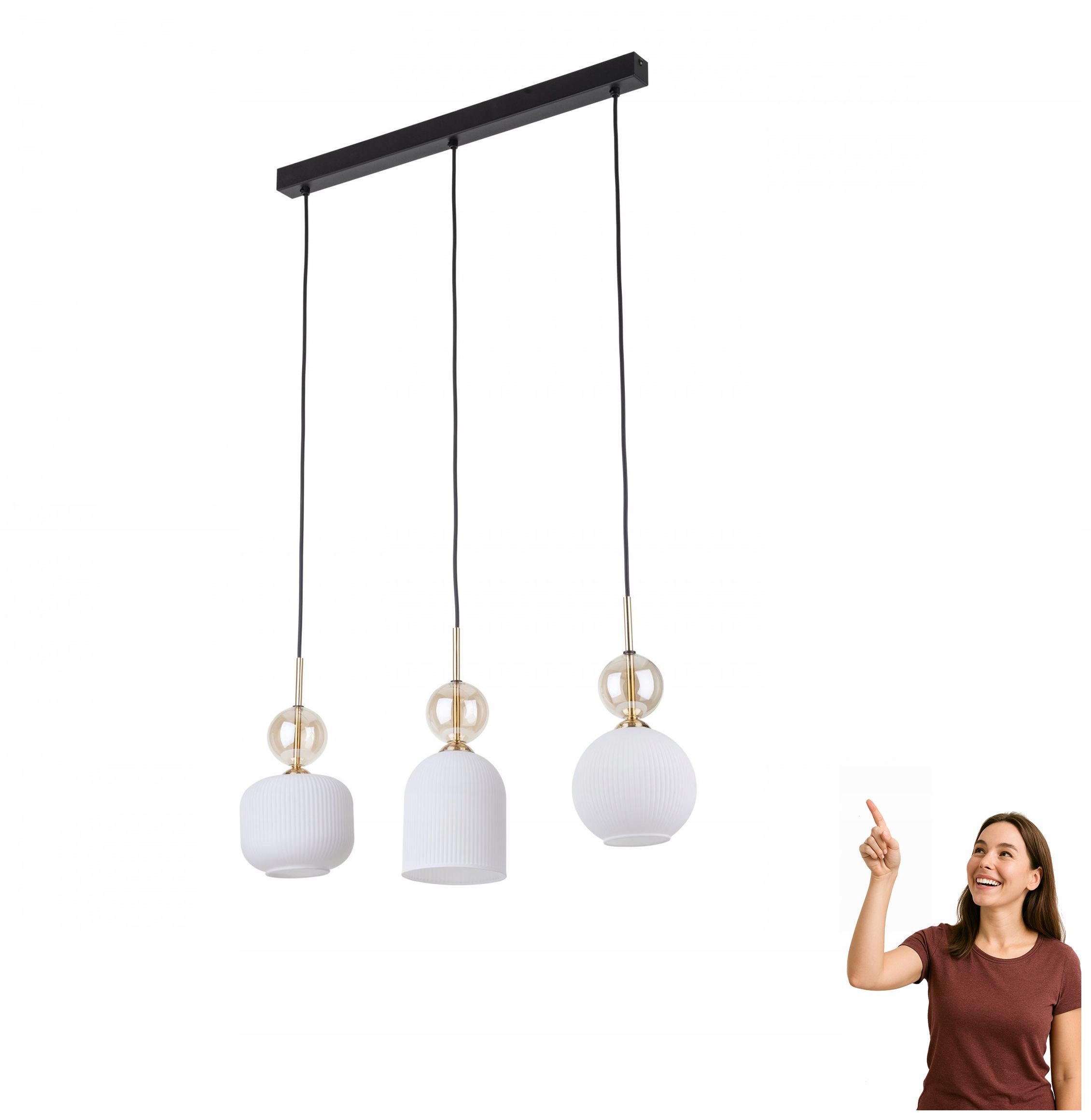 Závesná lampa Sophia Cognac White Tk Lighting 11591