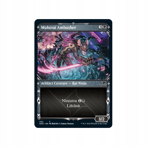 Mtg 4x Mukotai Ambusher *Showcase*