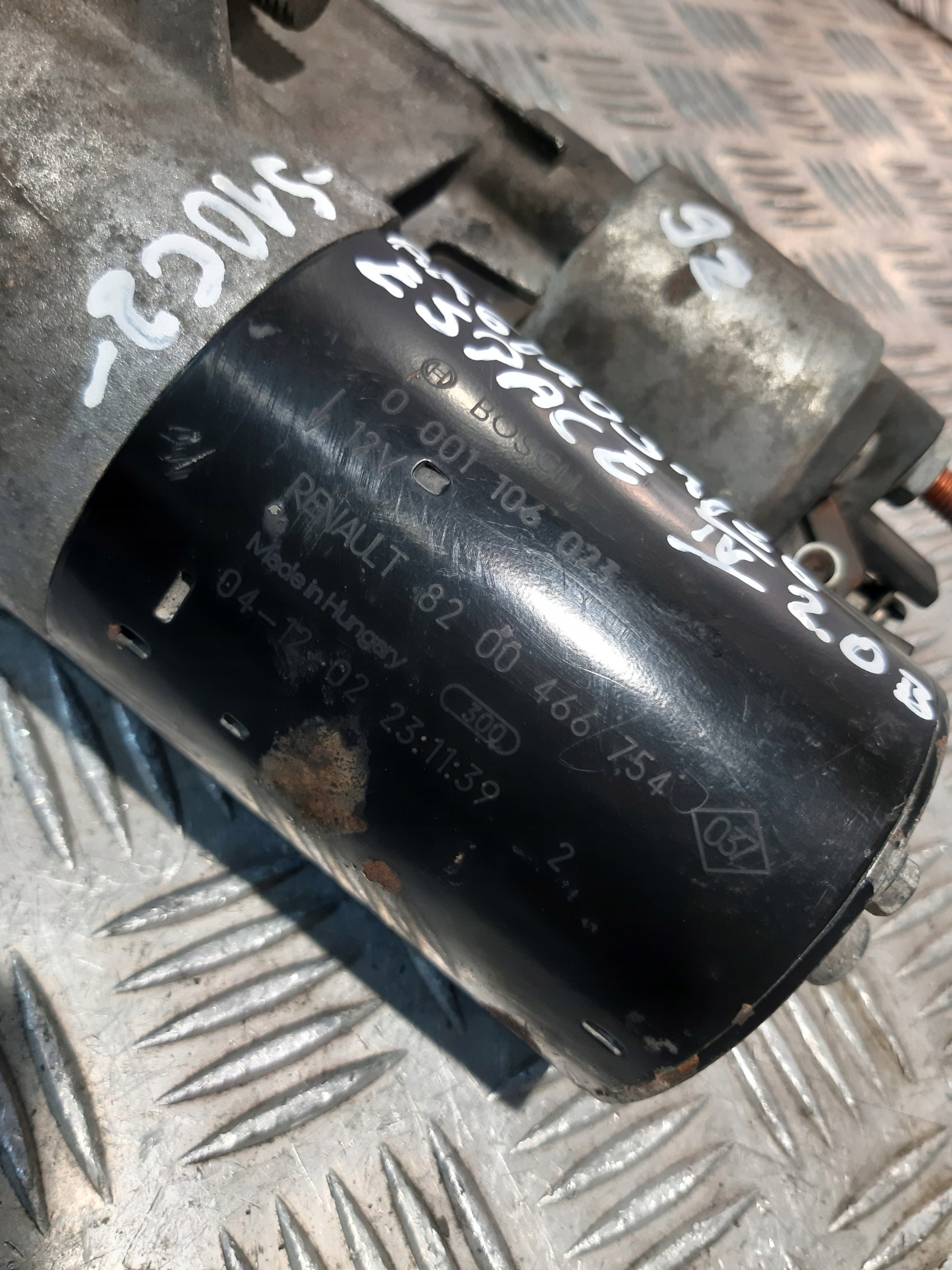 starter BOSCH 000106023 RENAULT ESPACE IV 2.0 B 8200466754