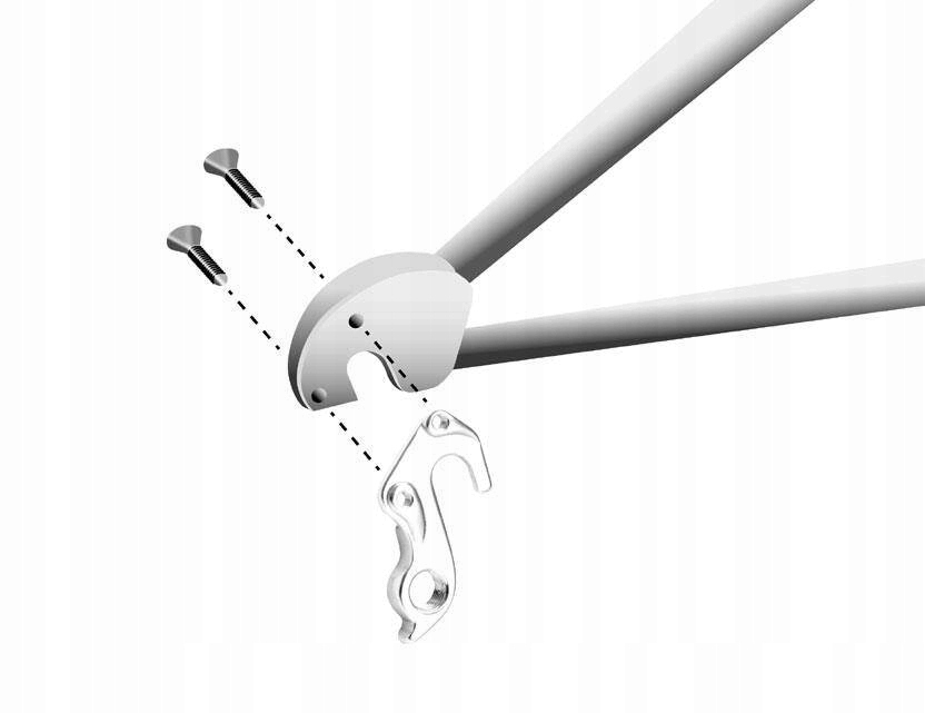 Hak przerzutki Union GH-266 do ram rowerowych Kalkhof, Raleigh Marka Union