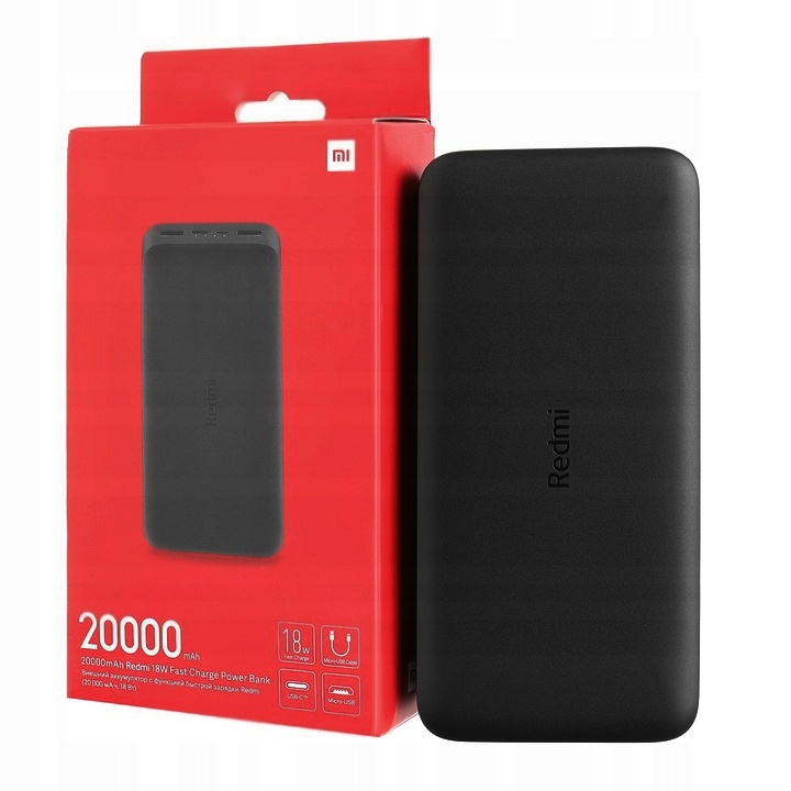 

Powerbank Xiaomi Power 20000 mAh Szybkie Ładowanie