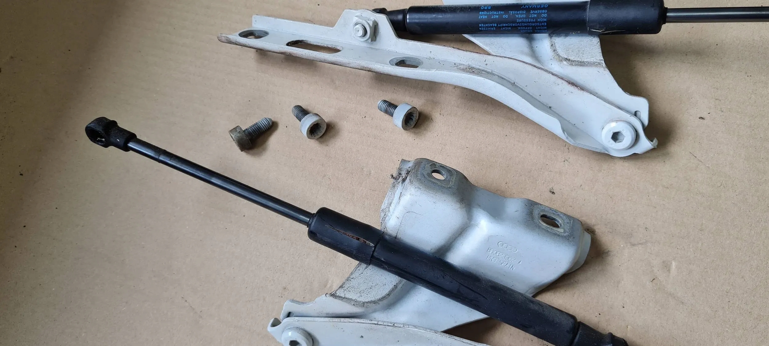 SQ5 8R Q5 hinge bonnet hinges left right LY9C 2X