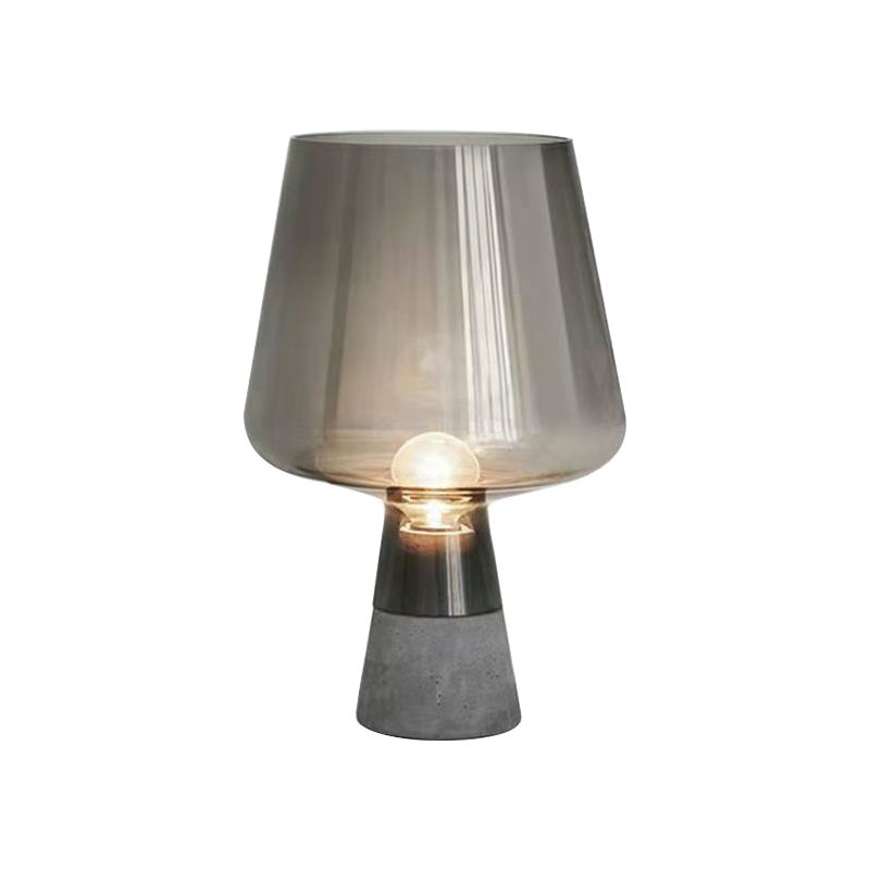 Stolová lampa Abigali Goblet Smoky