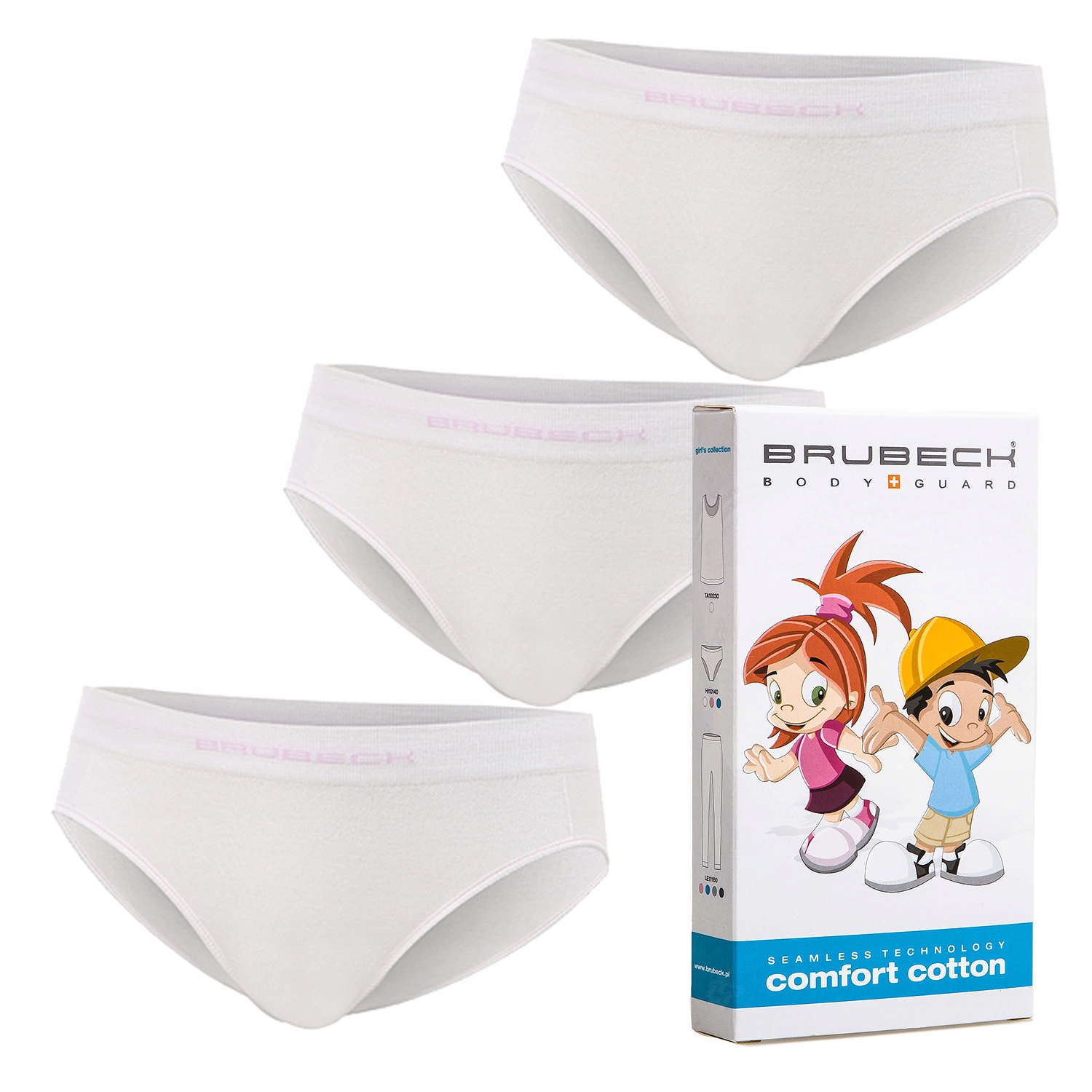 

Zestaw X3 Biodrówki Dziewczęce Bawełna Brubeck