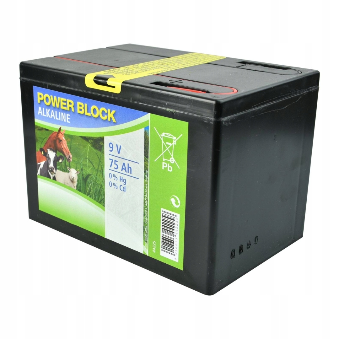 Bateria alkaliczna 9V 75Ah do Pastucha