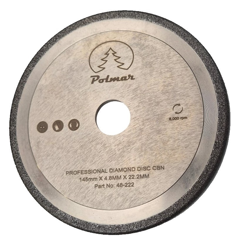 Brusný kotouč Cbn Polmar Professional Diamond Disc 145 x 4,8 x 22,2 mm