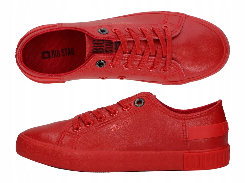 

Trampki Big Star Damskie Eko GG274068 Czerwony 39