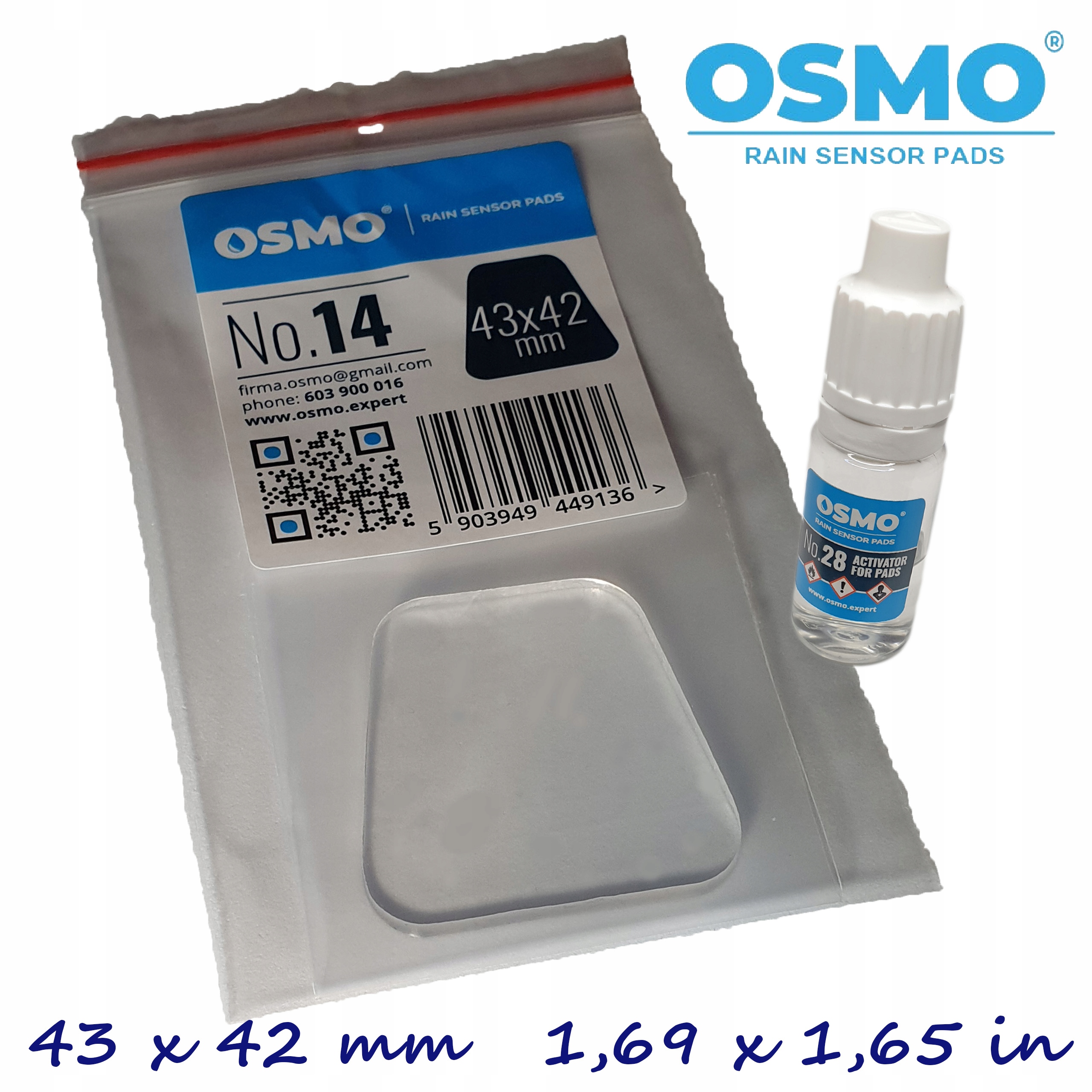 

pad żelka żelek podkładka czujnika sensora c4 508