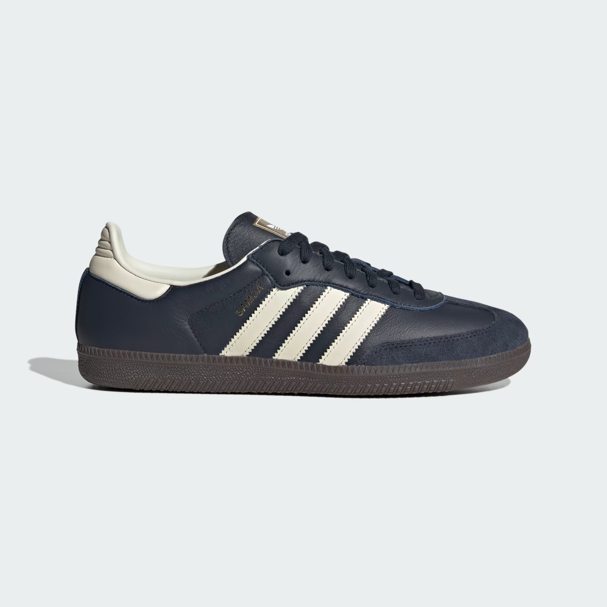 Unisexové boty Adidas Samba Og ID2056 tmavě modré kožené 37 1/3 retro
