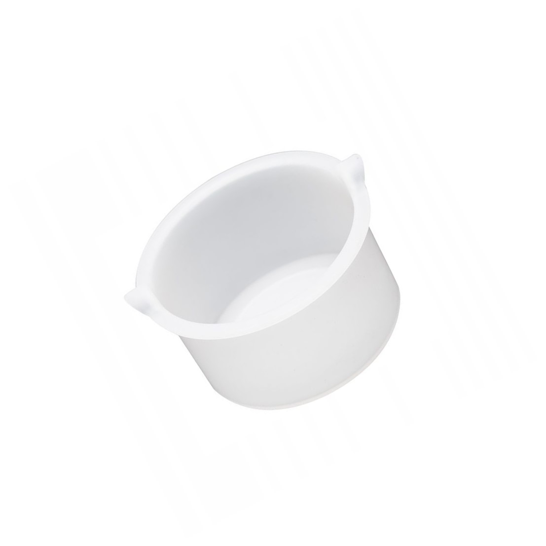 Miseczka silikonowa na wosk depilacja 400 ml biała