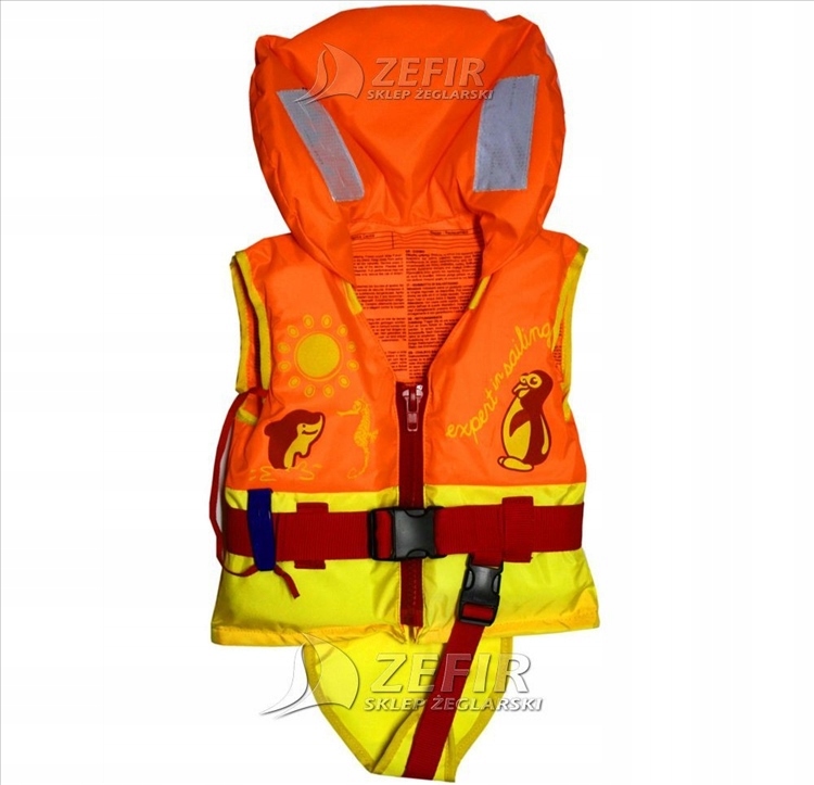 KAMIZELKA RATUNKOWA KAPOK DLA DZIECI do 15kg,100N