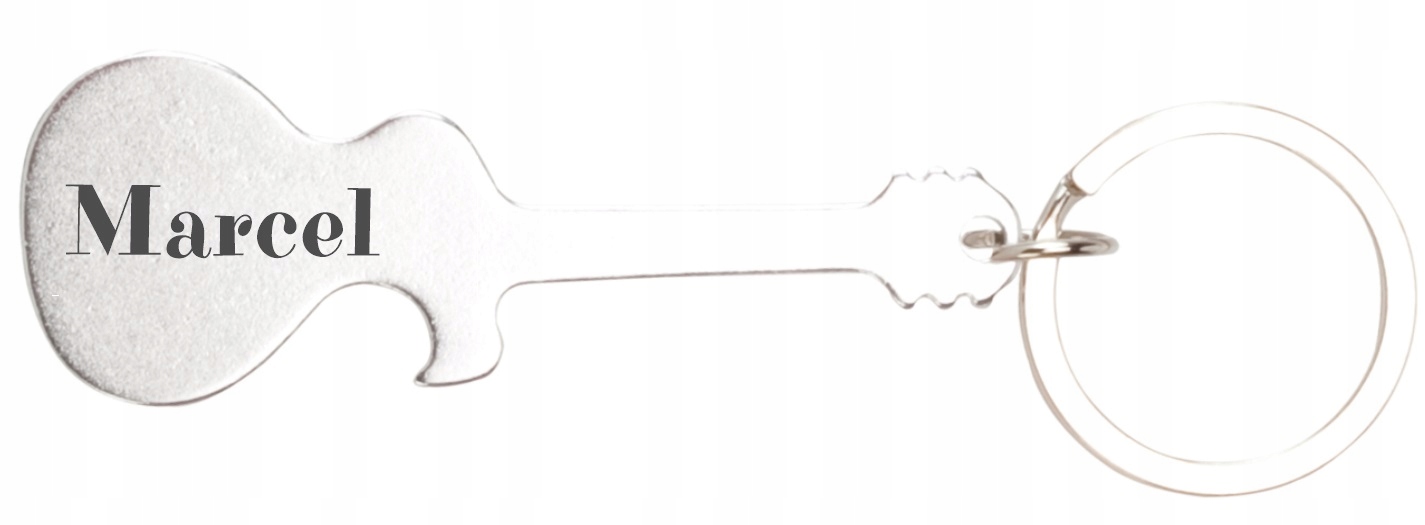 Brelok grawer otwieracz gitara TWOJE IMIĘ PREZENT EAN (GTIN) 5905179600134