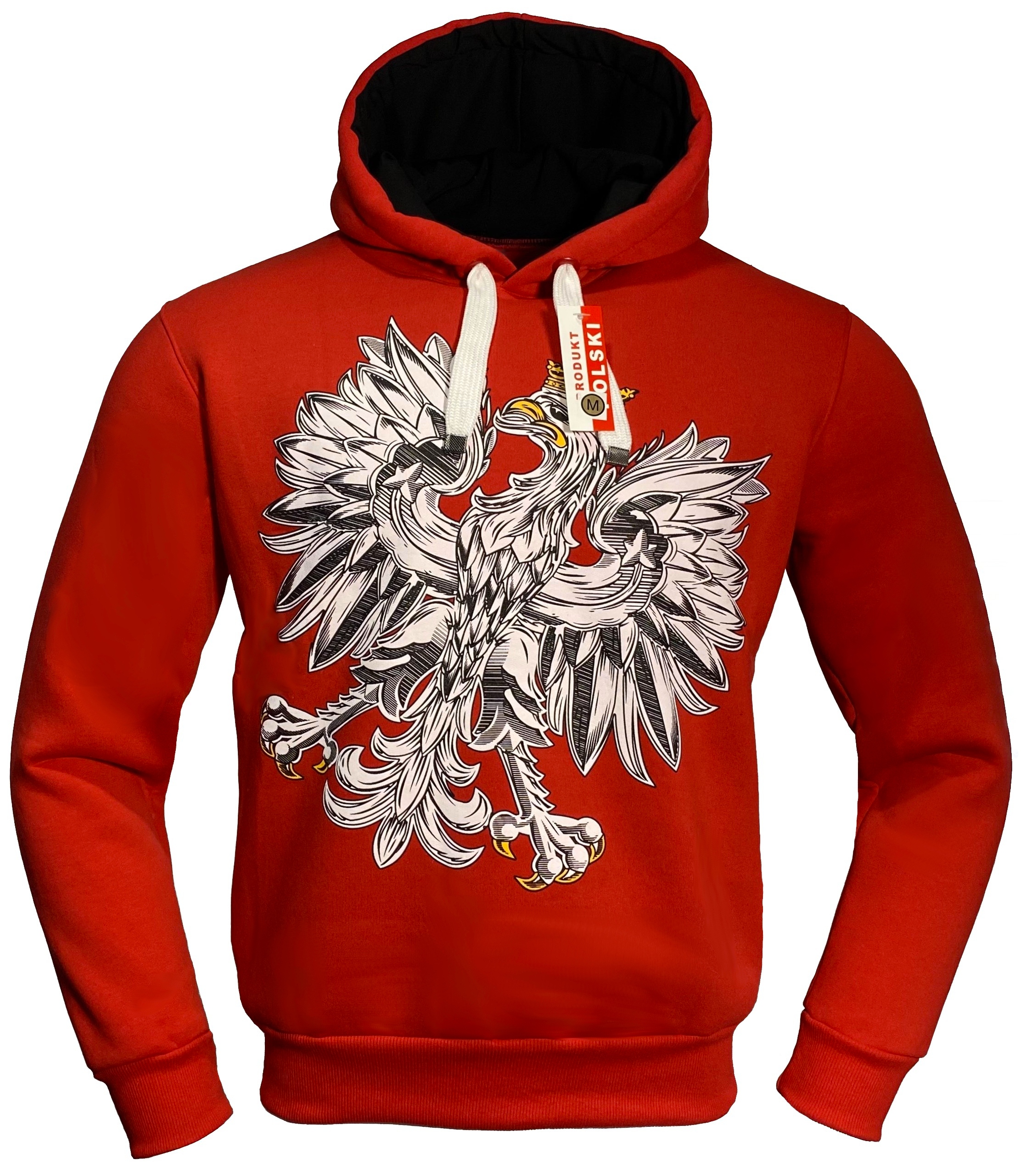 Vlastenecká Mikina Eagle Emblem 2 Polský Výrobek Červená rM