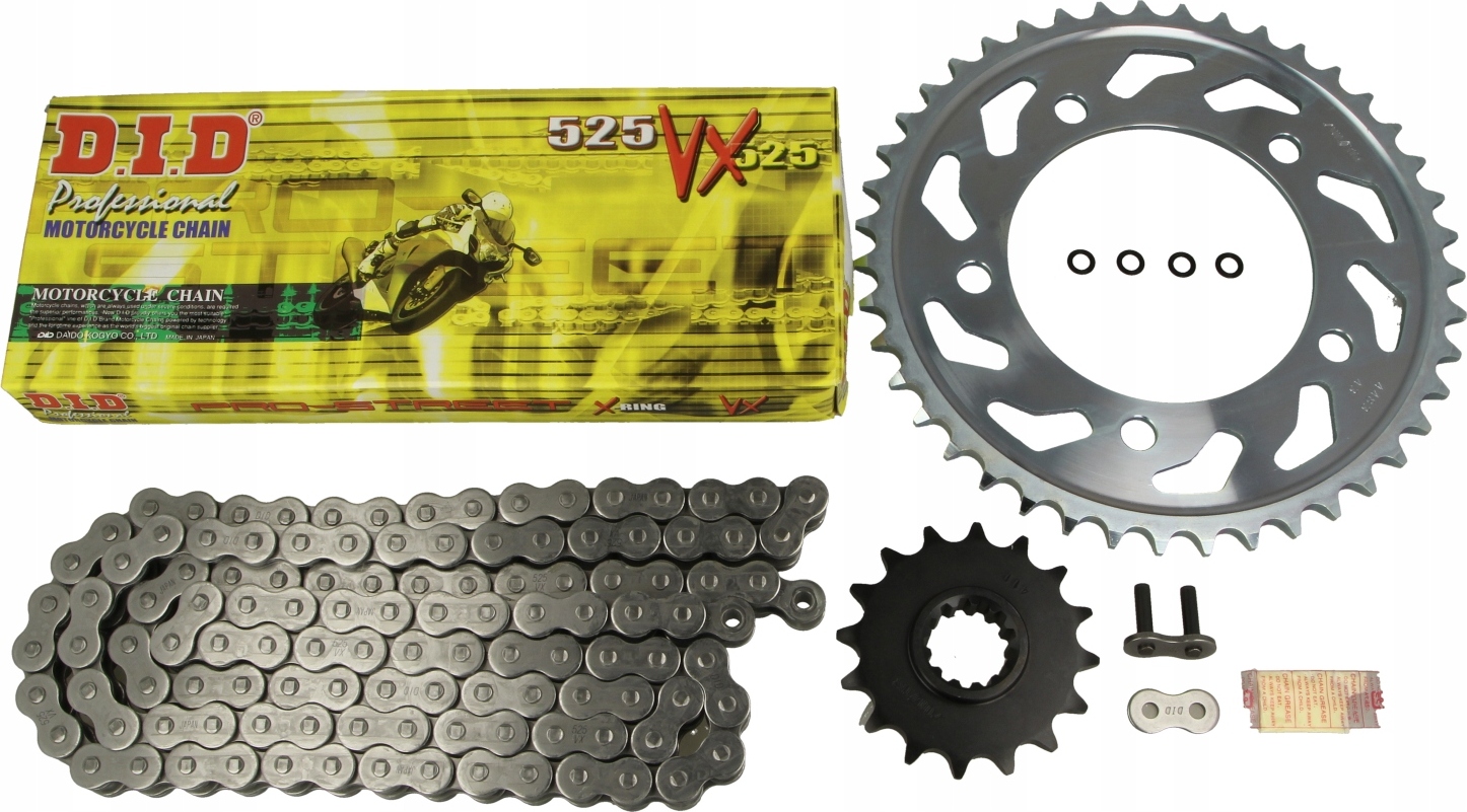 525VXCB600F0713HORNE - КОМПЛЕКТ ПРИВОДУ HONDA CB600F HORNET 07-13