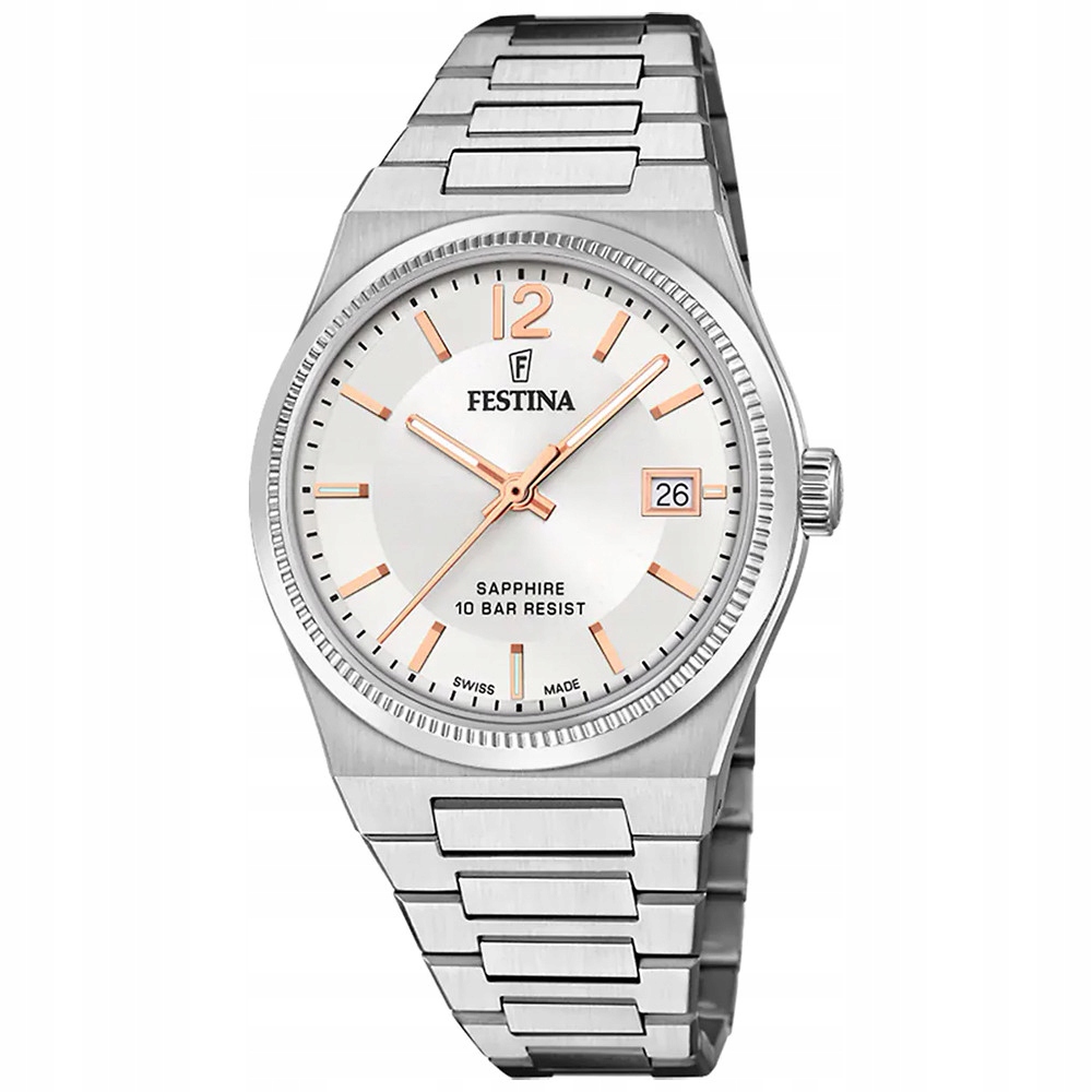 Dámské hodinky Festina F20035-2 stříbrné