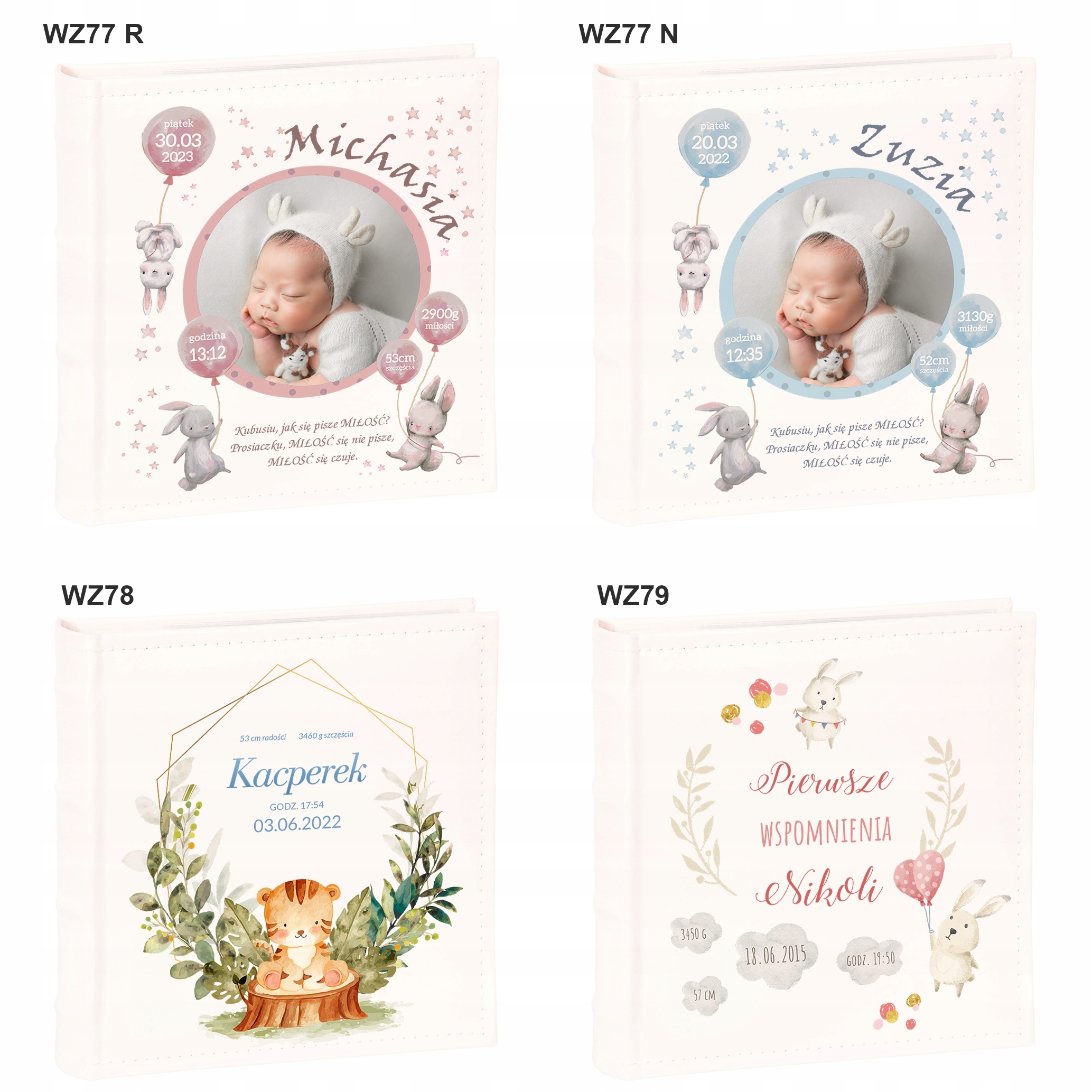 ALBUM NA ZDJĘCIA IMIĘ DZIECKA CHRZEST PREZENT EAN (GTIN) 5903816093189