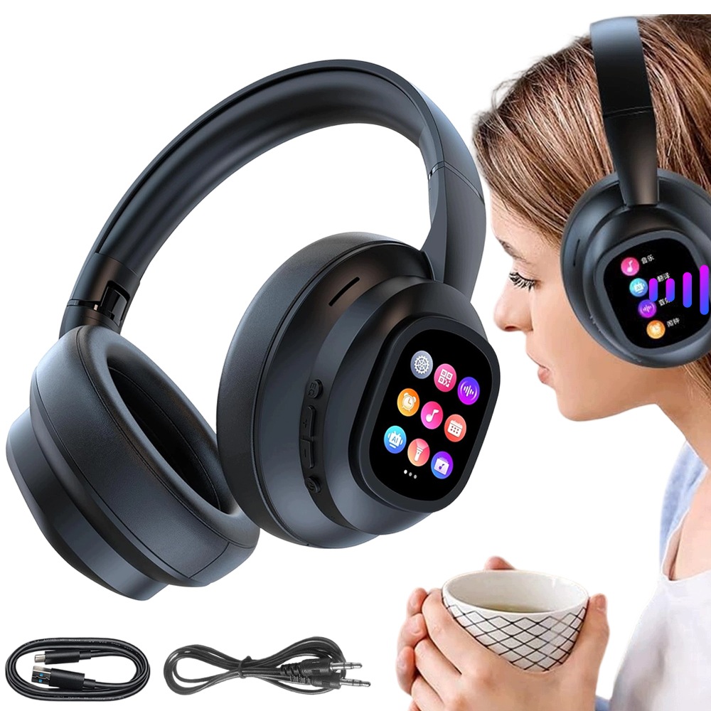 Bluetooth sluchátka Bedee s dotykovým displejem a překladem 133 jazyků
