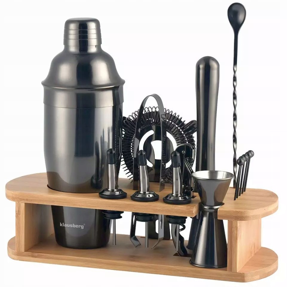 

Barmański zestaw do drinków szczypce shaker KB7584
