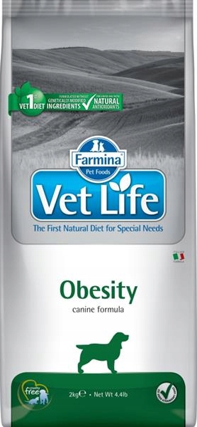 Levně Vet Life Natural Dog Obesity 2kg