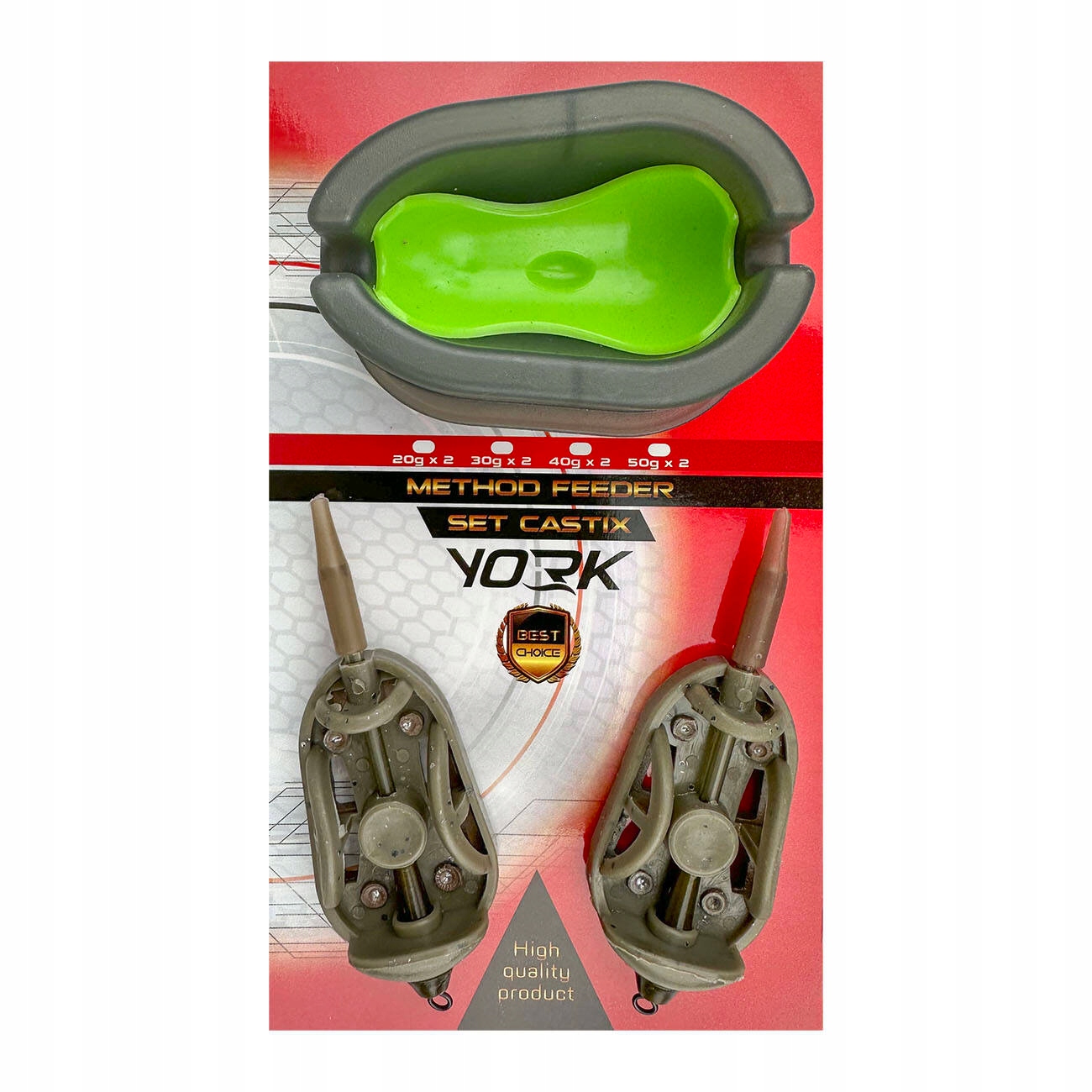 York Zestaw Koszyczków Method Castix Forma 2 Szt 40G