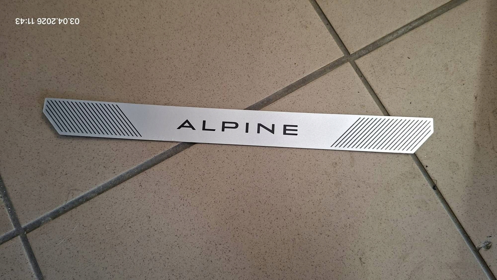 cap moulding threshold door przednich Renault Scenic E-Tech V alpine