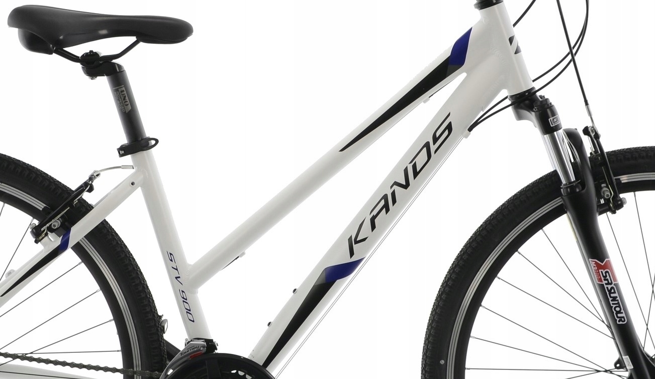 Rower Kands 28 STV-900 D17 biało-niebieski mat rama 17 cali koło 28 