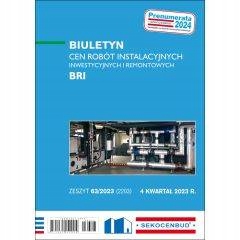 Sekocenbud Biuletyn cen robót instalacy BRI 1/2024