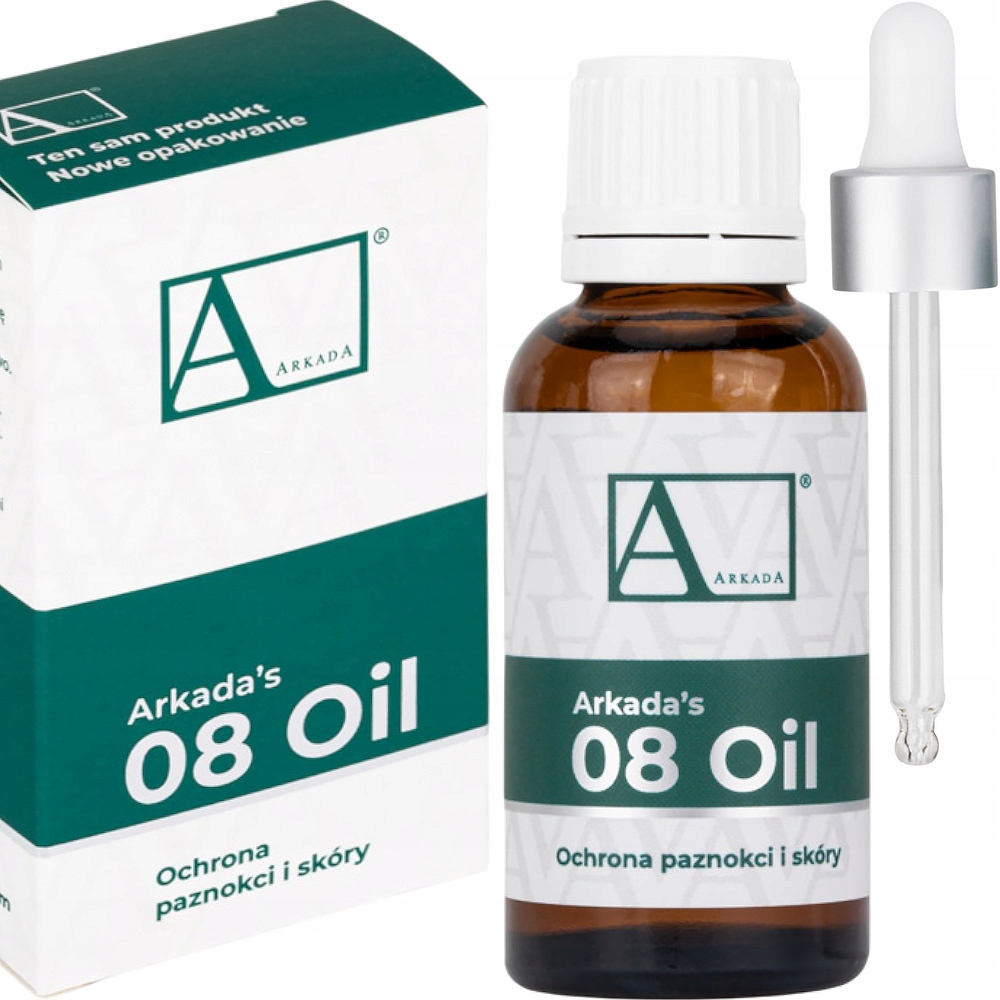 Tekutý přípravek na ochranu regenerujícího povrchu nehtů a paty Olej 08 Oil Arkada 30 ml