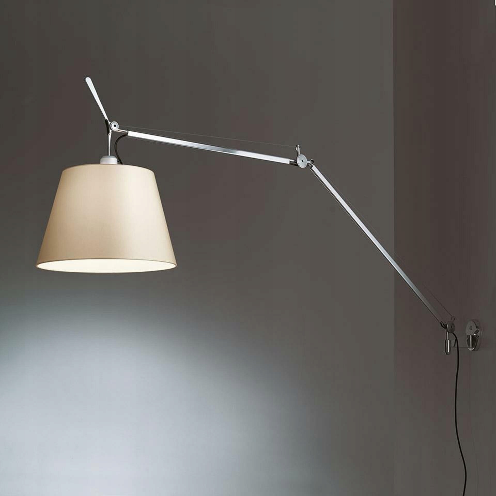 Artemide Tolomeo Led čierna pozadie lampy se stmívačem, bez akýchkoľvek predpokladov
