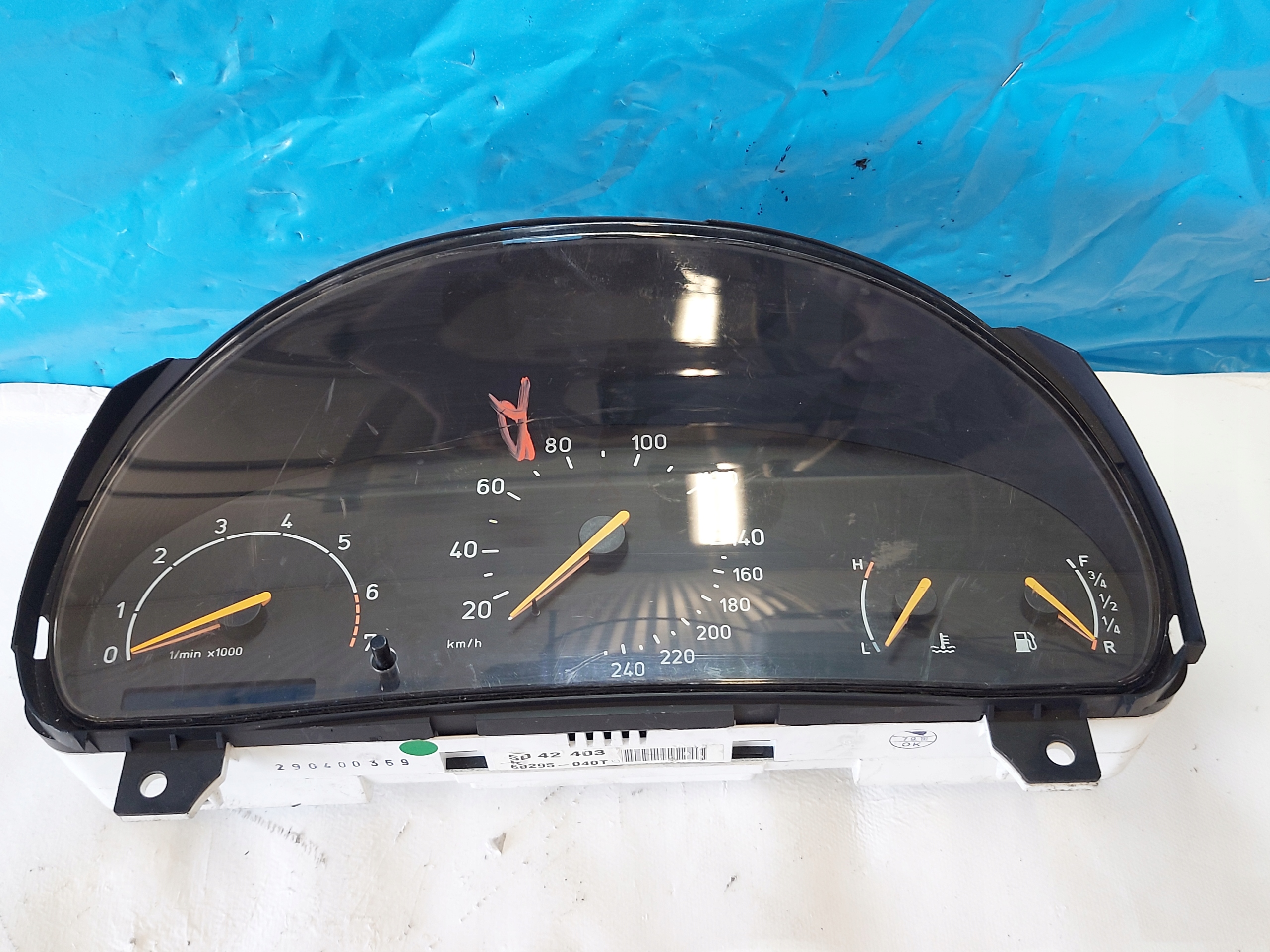 dials clock SAAB 9-3 2.0 T 5042403