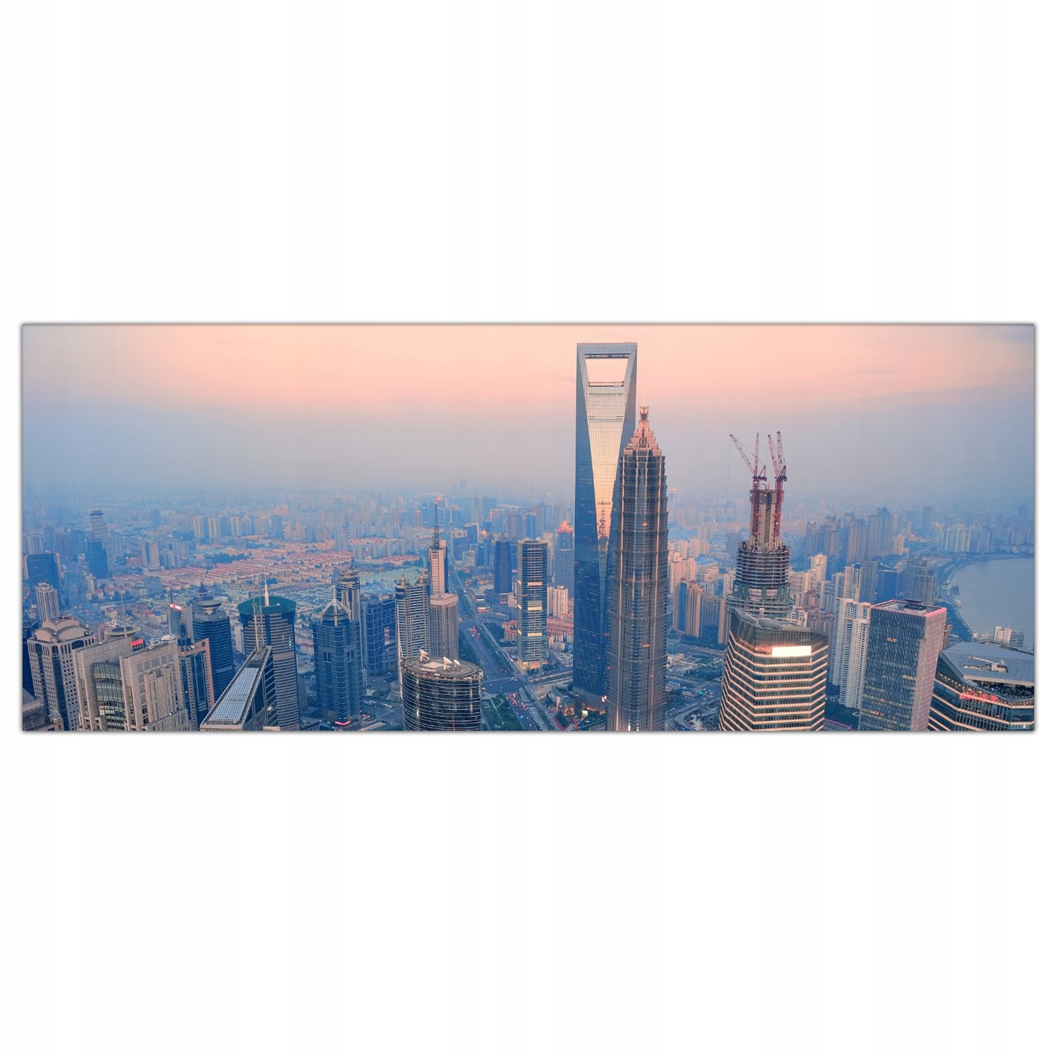 

Obraz na szkle Foto Shanghai Zachód Słońca 125x50
