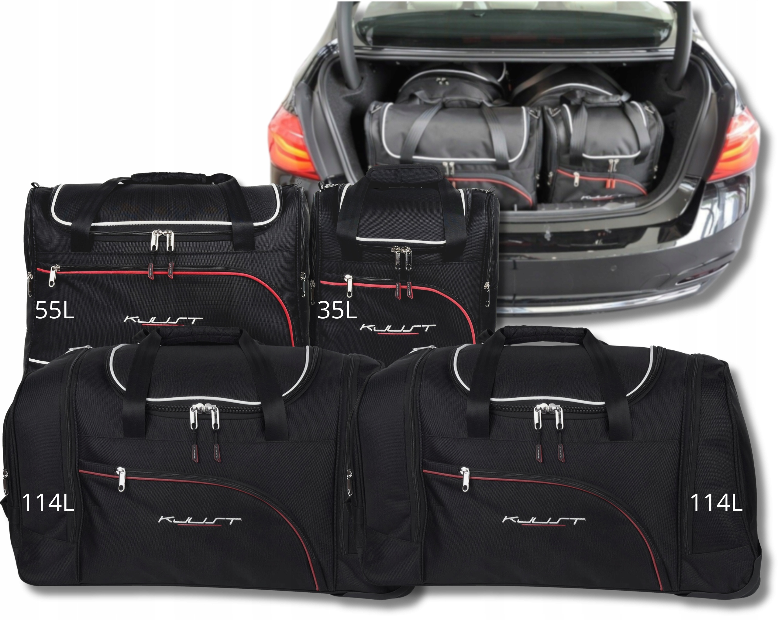 Cestovná Taška Do Kufra Bmw 3 Limousine 2011-2018 4 ks