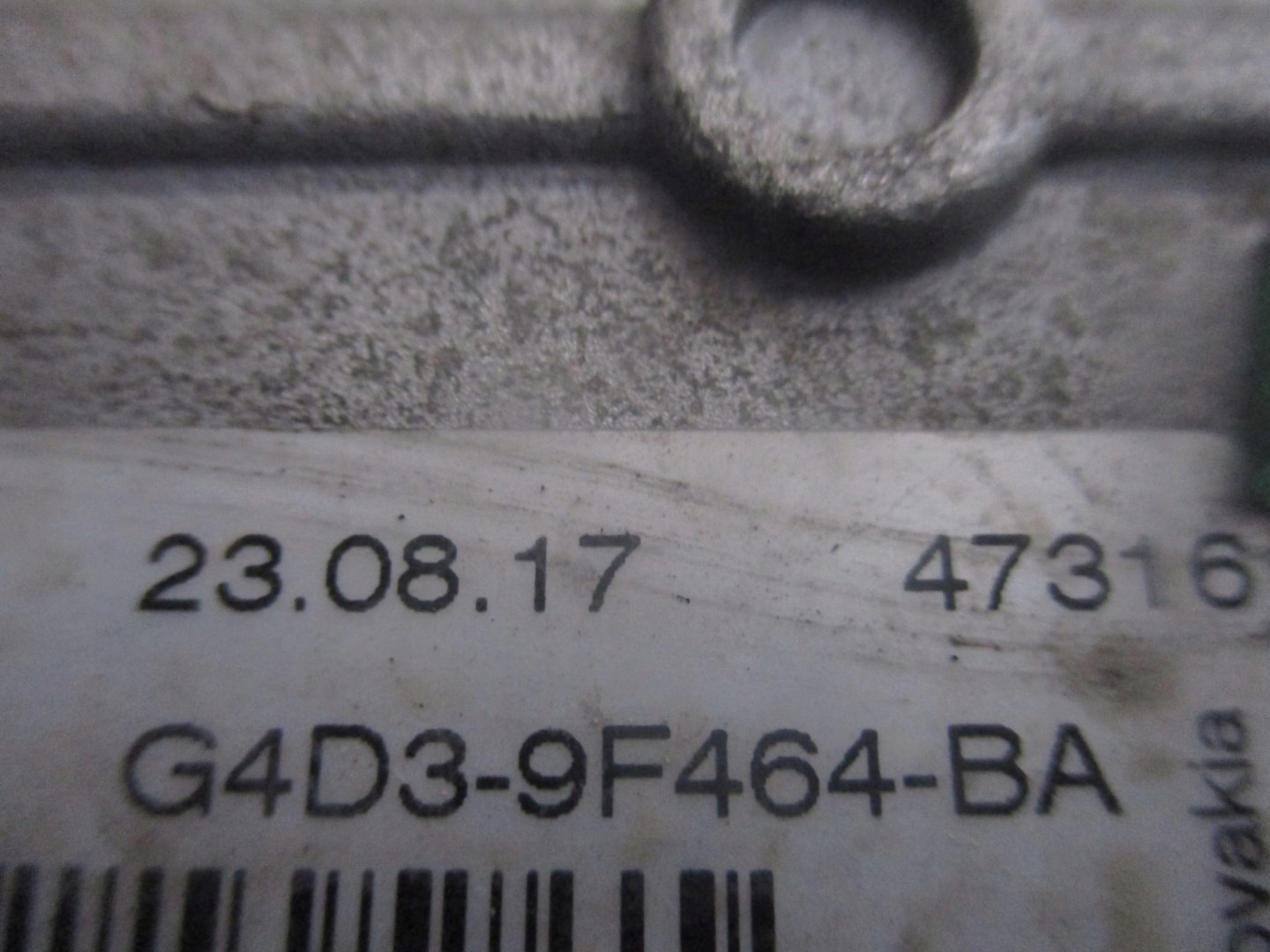 abgaskuehler agr EGR EVOQUE 2,0D G4D3-9F464-BA