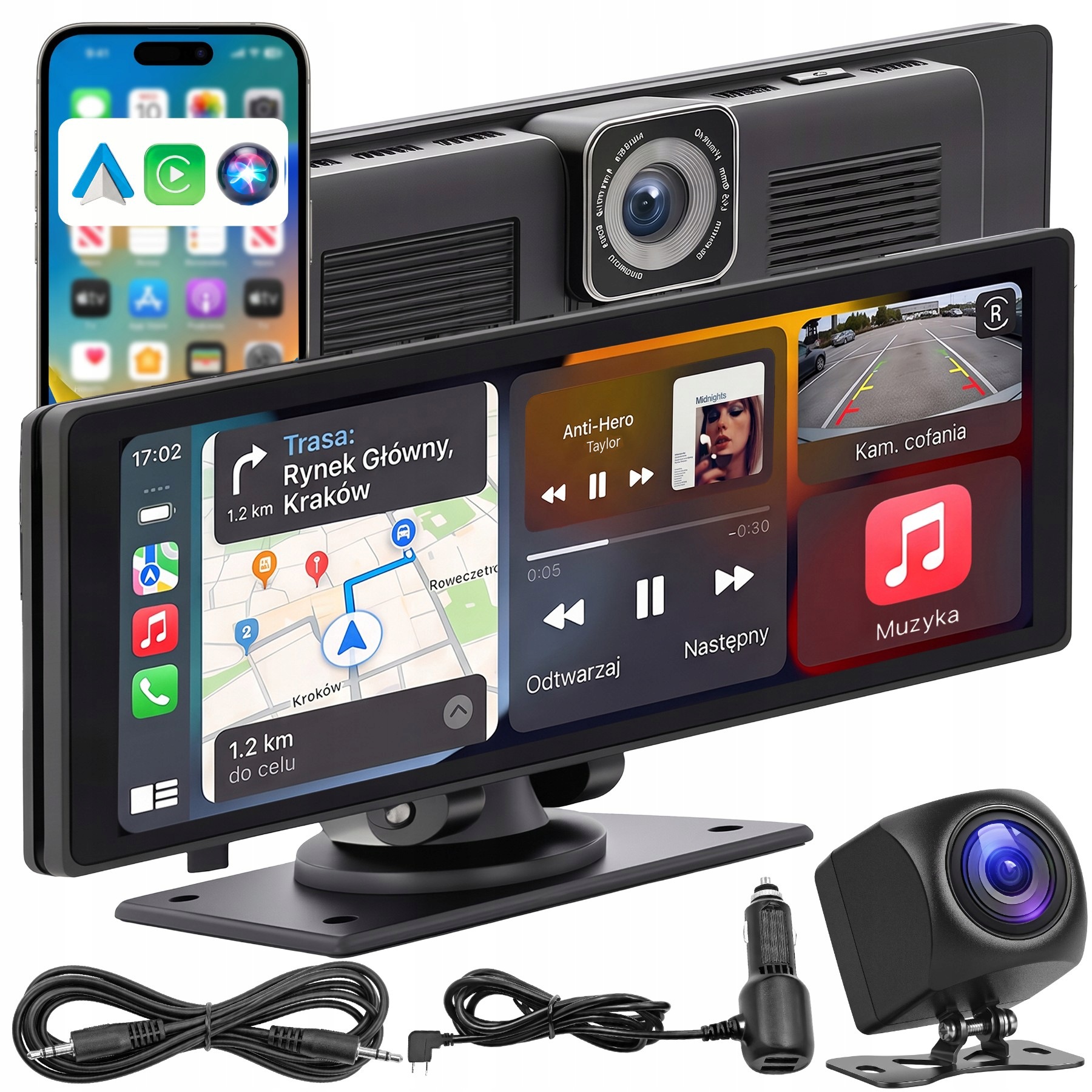 Multimediálna Stanica Do Auta Rádio Carplay Android Auto Cúvacia Kamera