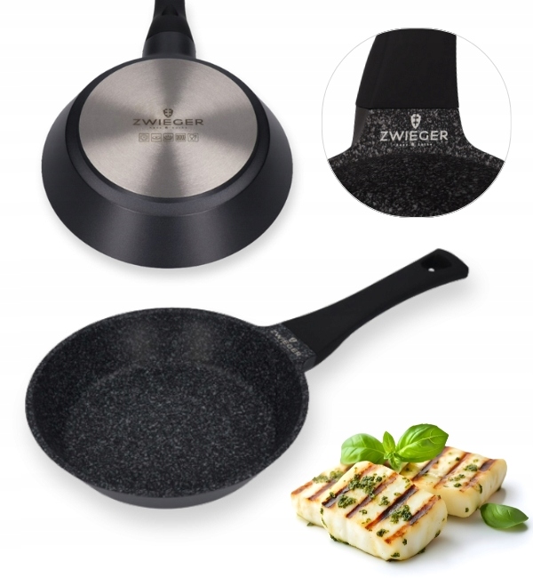 Zwieger Patelnia Black Stone 20 CM Indukcja