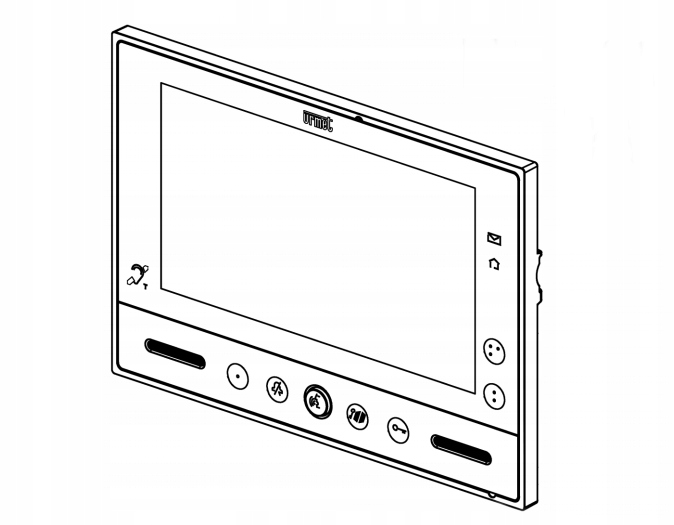 VIDEOMONITOR 7" 1719/1 VMODO 2VOICE URMET Kod producenta 1719/1